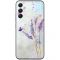 Чохол для Samsung Galaxy A34 (A346) Mixcase квіти акварельна лаванда з метеликом