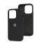 Чохол для iPhone 14 Pro New silicone Metal Buttons black