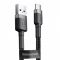 Кабель USB Baseus Type-C Cafule 2.0A 2m grey/black